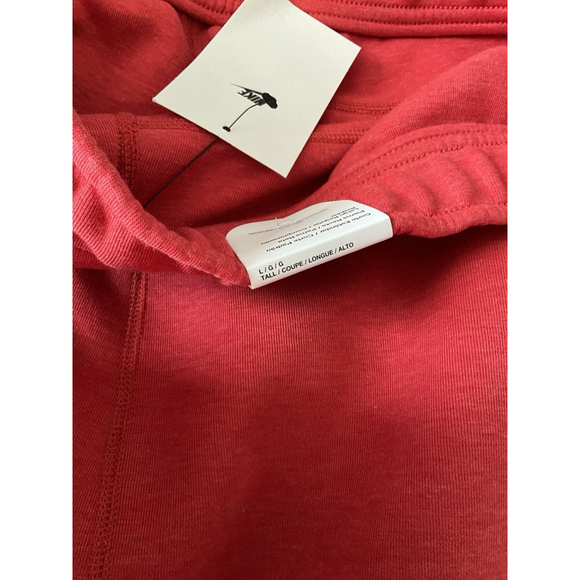 Nike Sportswear Tech Fleece Open Hem Sweatpants Mens Large Tall Red FB8012-672 - Picture 2 of 9